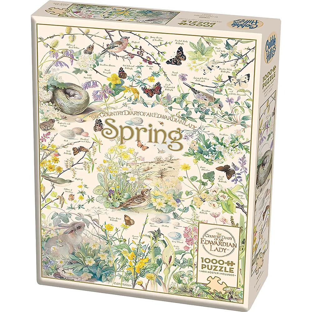 Cobble Hill Puzzle Country Diary - Spring - 1000 Teile