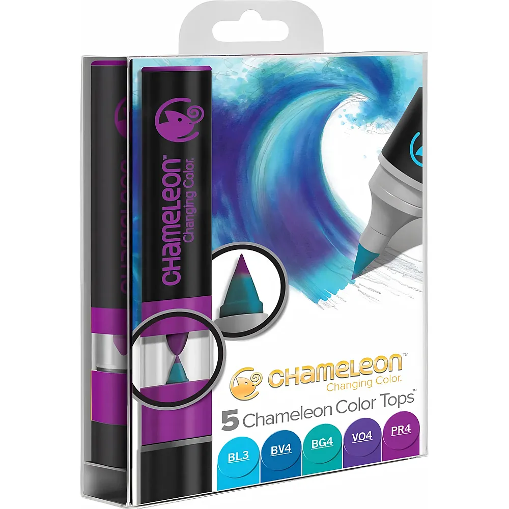 Chameleon 5-pen Tops Cool Tones Set