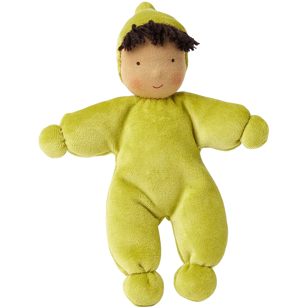K�the Kruse Waldorf Puppe Lolo Moos - 21 cm | Schmusepuppen