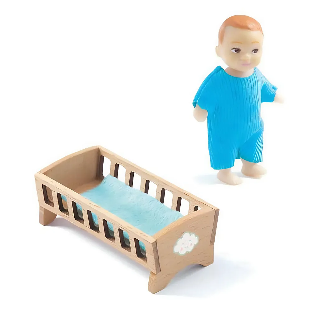 Djeco Puppenhaus Baby Sacha 5cm | Biegepuppen