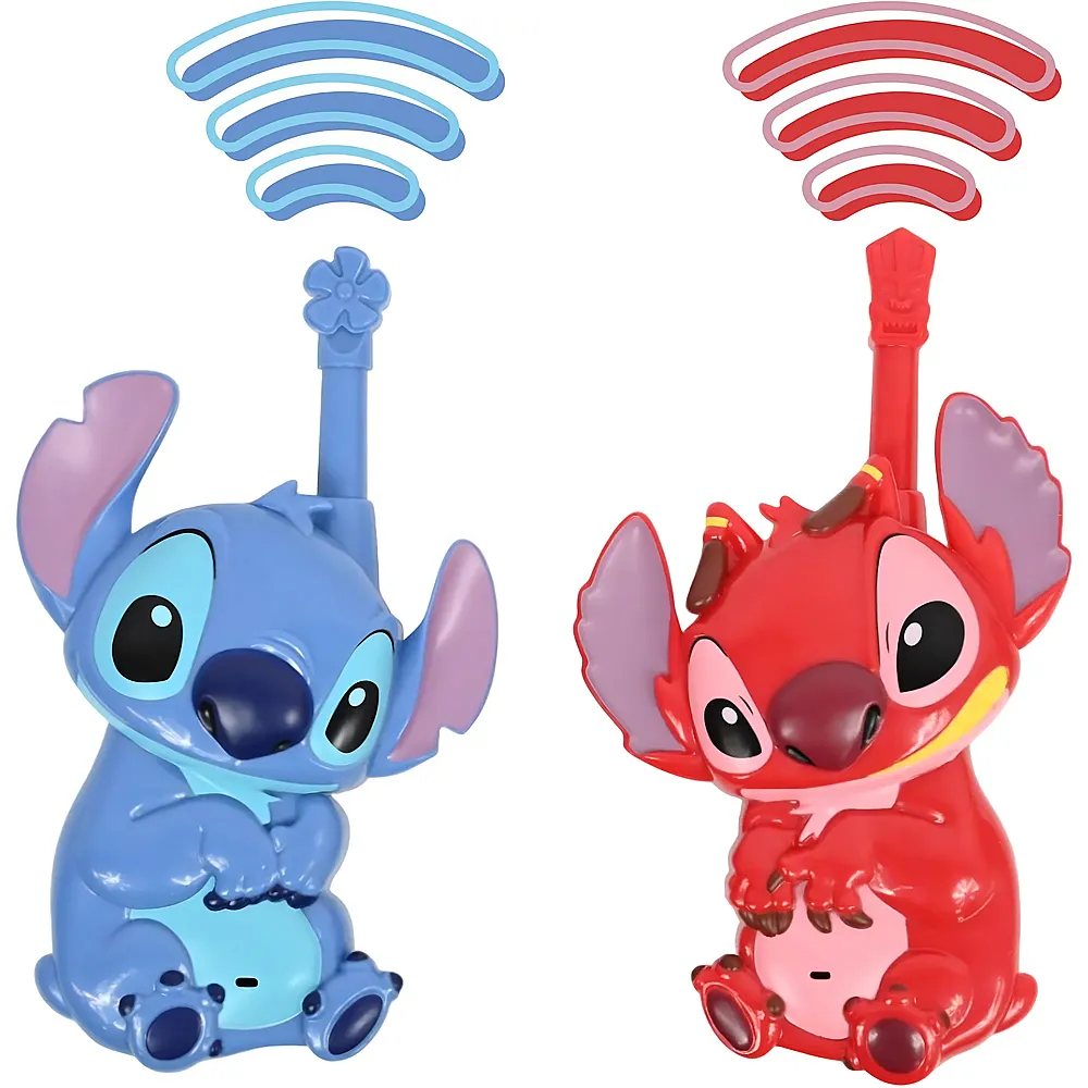 Lexibook Lilo & Stitch 3D Walkie-Talkies Stitch & Leroy