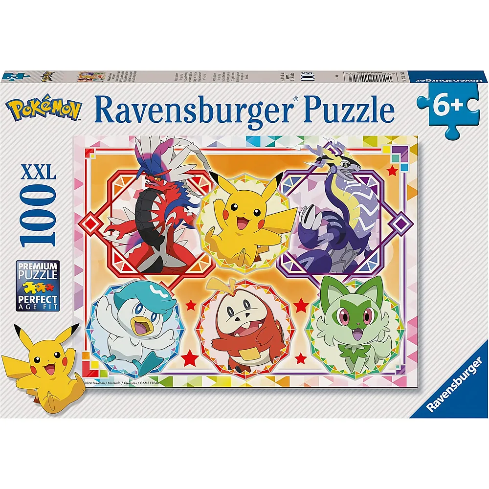 Ravensburger Puzzle Scharlachrote Pok�mon 100Teile
