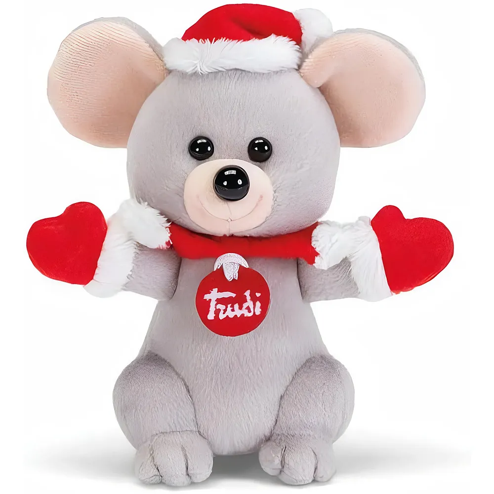 meinspielzeug - Trudi Trudini Weihnachtsmaus - 14 cm | Waldtiere Pl�sch
