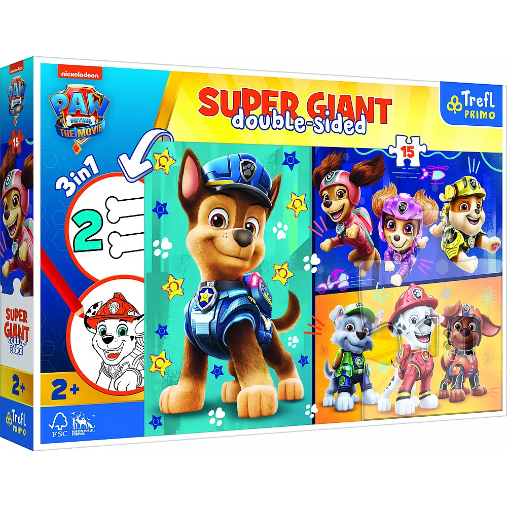 Trefl Puzzle Paw Patrol - 15 Teile