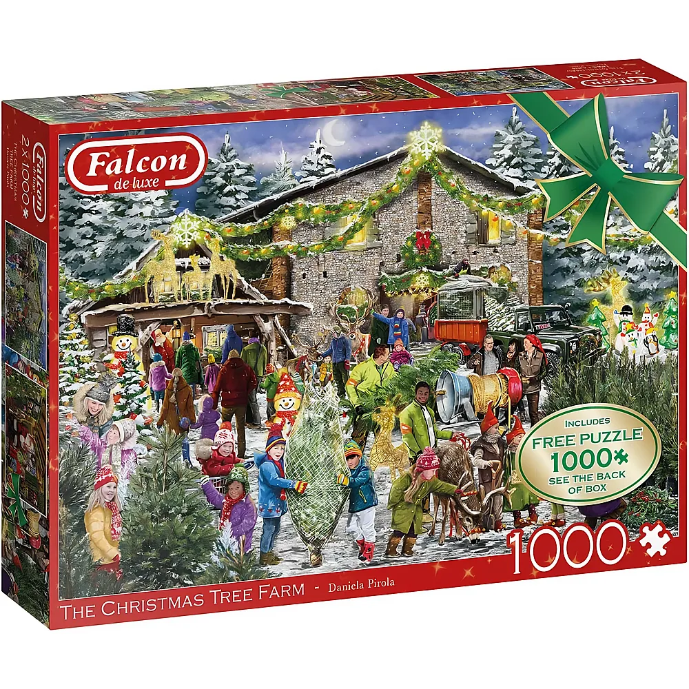 Falcon Puzzle Daniela Pirola The Christmas Tree Farm - 1000 Teile