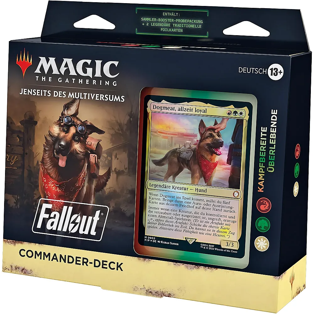 Magic The Gathering Fallout Commander-Deck - Aggressive �berlebende - Deutsch