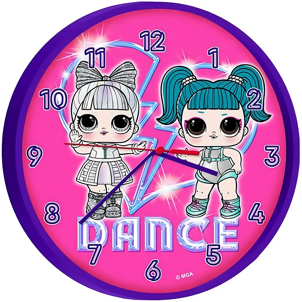 Kids Licensing L.O.L. Surprise Wanduhr f�r Kinder
