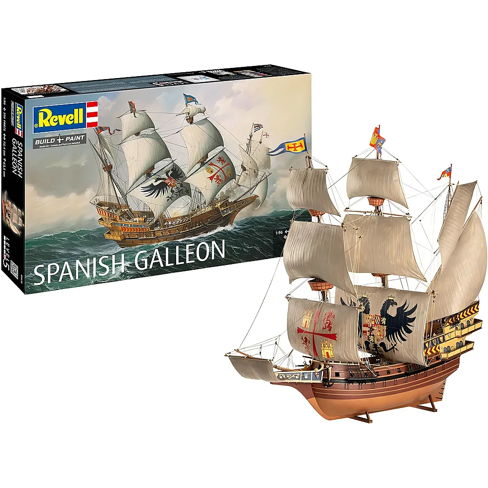 meinspielzeug - Revell Build & Paint Spanische Galleone | Modellbausatz Schiffe