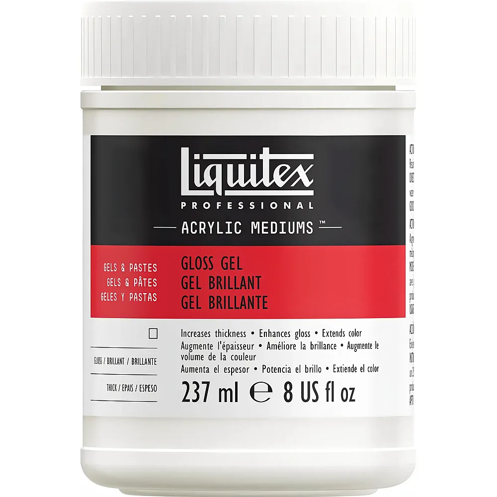 Liquitex Lqx Acryl Glanz Gelmedium 237ml - Suche