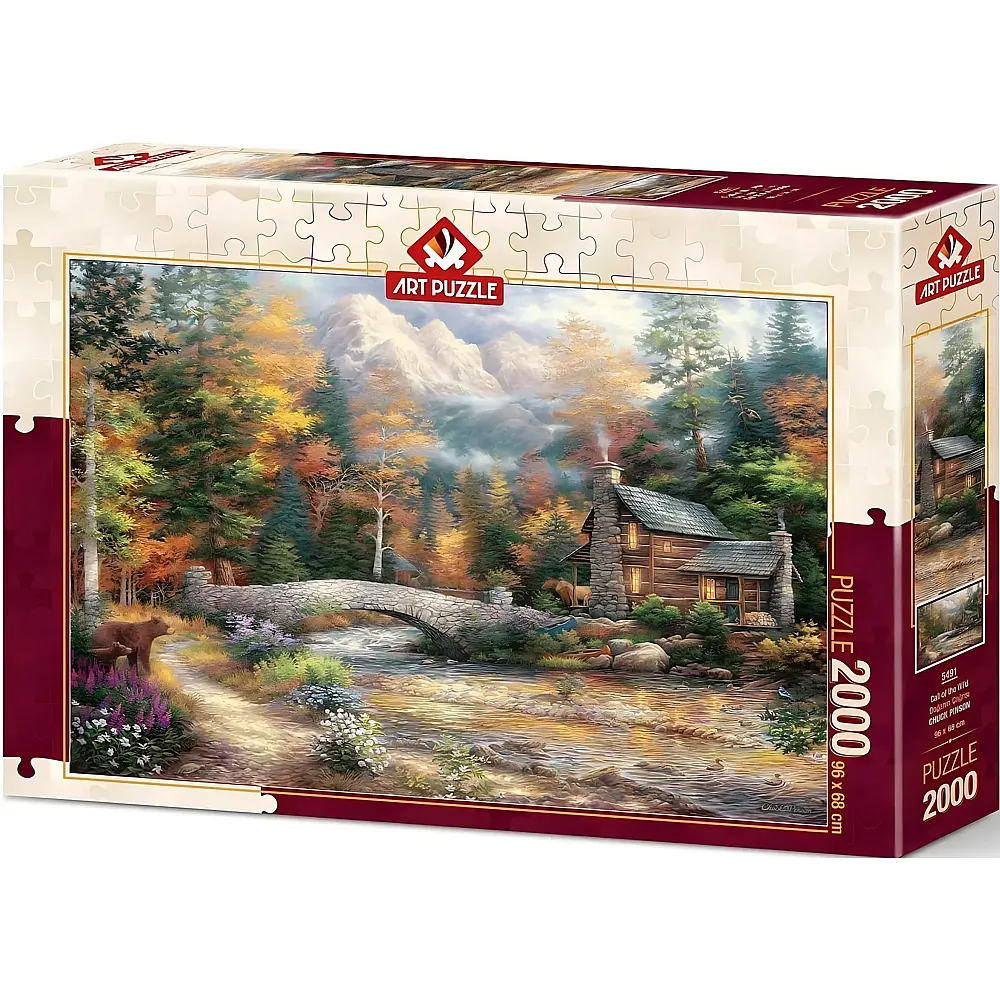 Art Puzzle Chuck Pinson Ruf der Natur - 2000 Teile