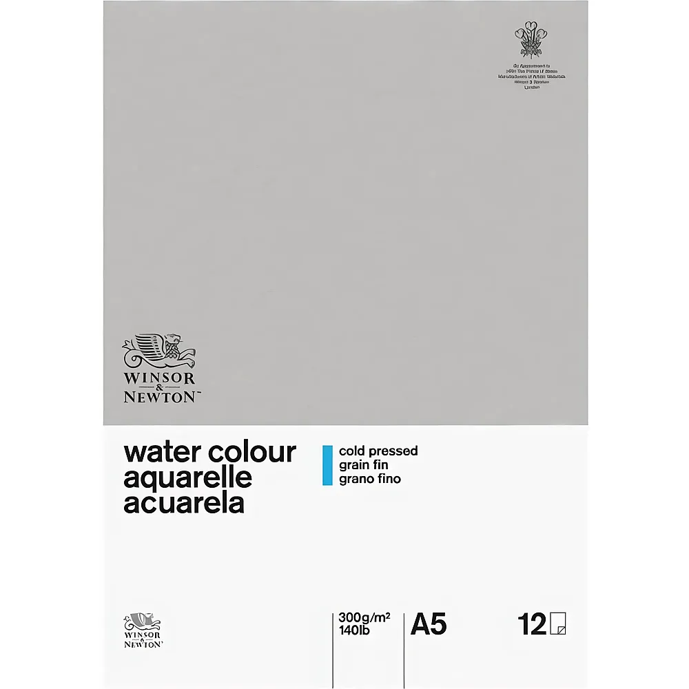 meinspielzeug - Winsor & Newton W&n Aquarellblock Klassisch Geleimt, 12 Blatt, 300g/m�, A5