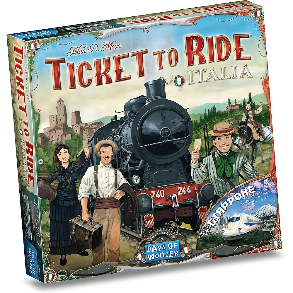 Days of Wonder Ticket TO Ride Italia + Giappone IT