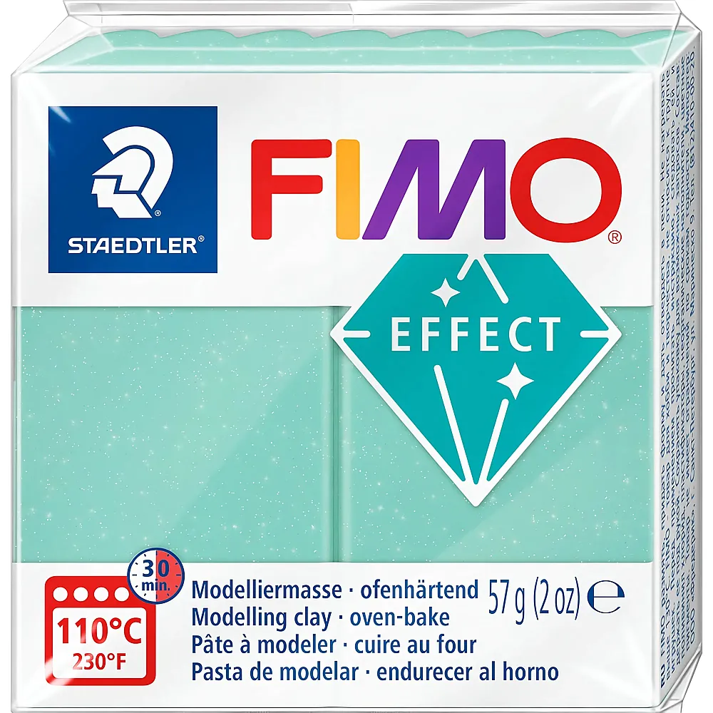 Fimo Effect Modelliermasse Jade - 57 g