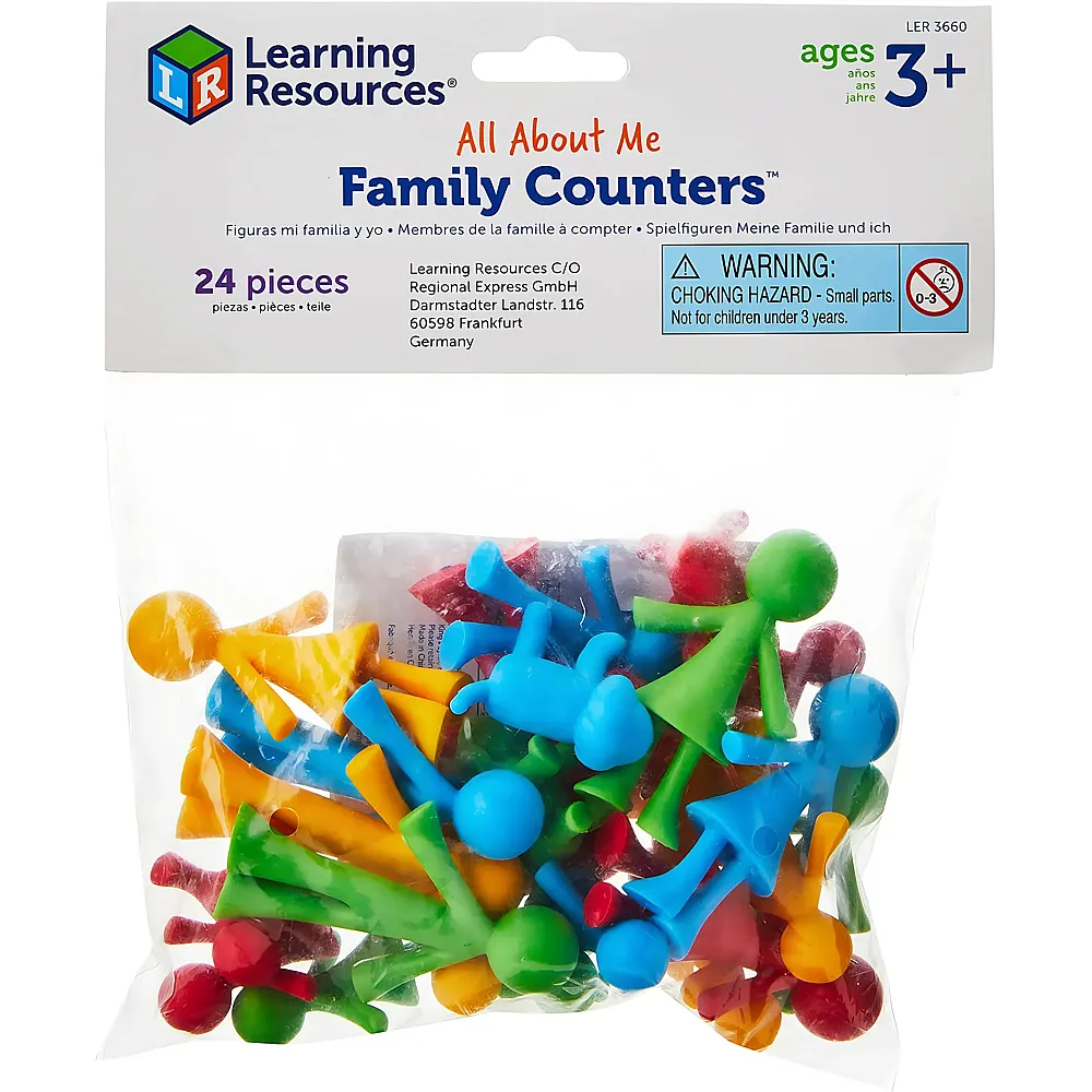 Learning Resources All About Me Spielfiguren Familie - 24 Teile