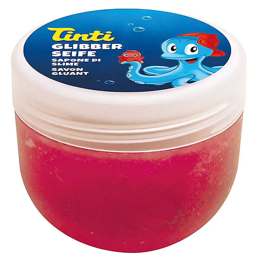 Tinti Glibber Seife rot | Badespielzeug