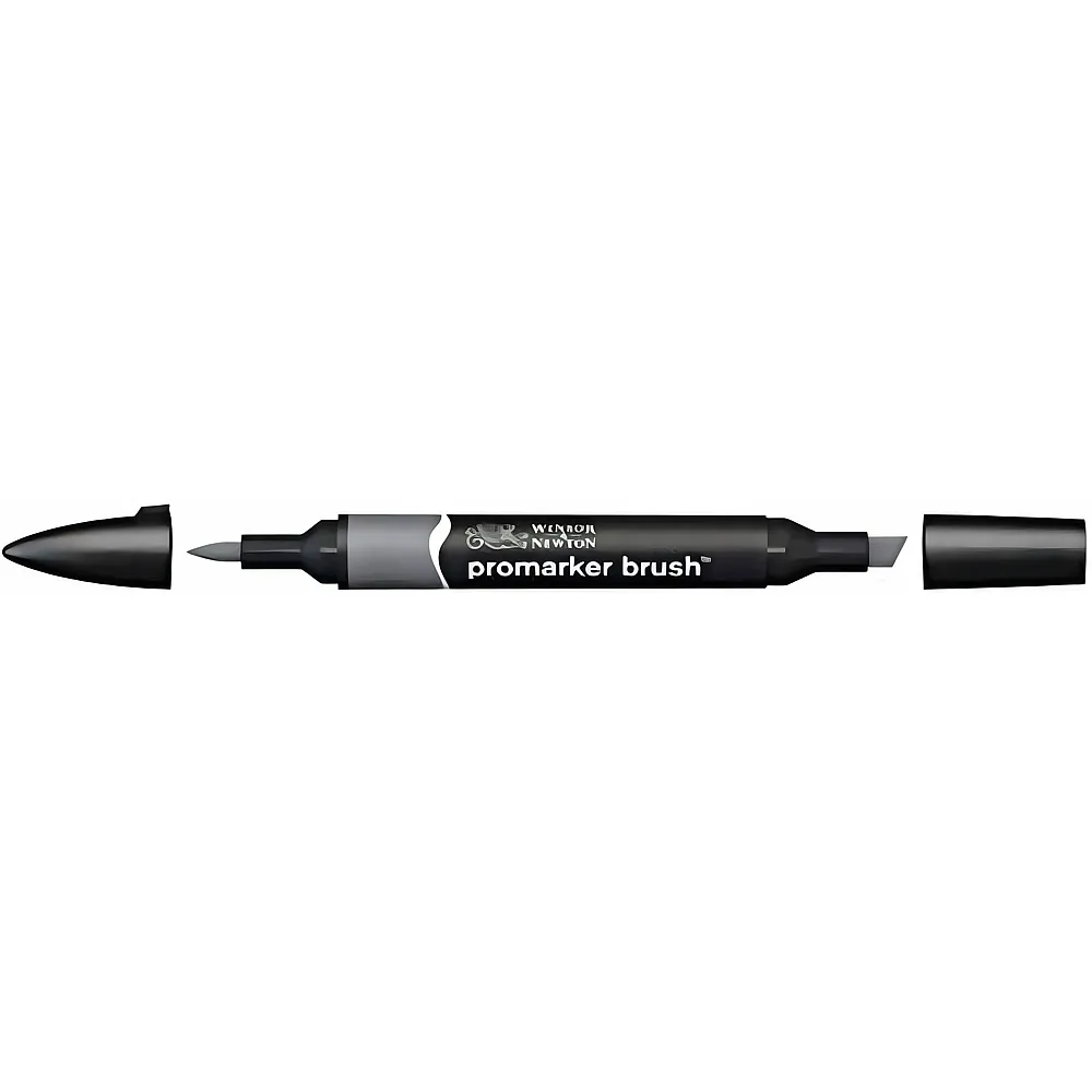 meinspielzeug - Winsor & Newton Promarker Brush mit 2 Spitzen Kalt Grau 4 | Farbe & Kreide