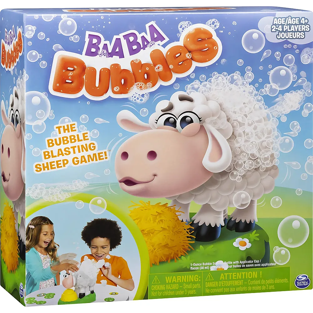 Spin Master Games Baa Baa Bubbles - Seifenblasen-Spiel f�r die ganze Familie