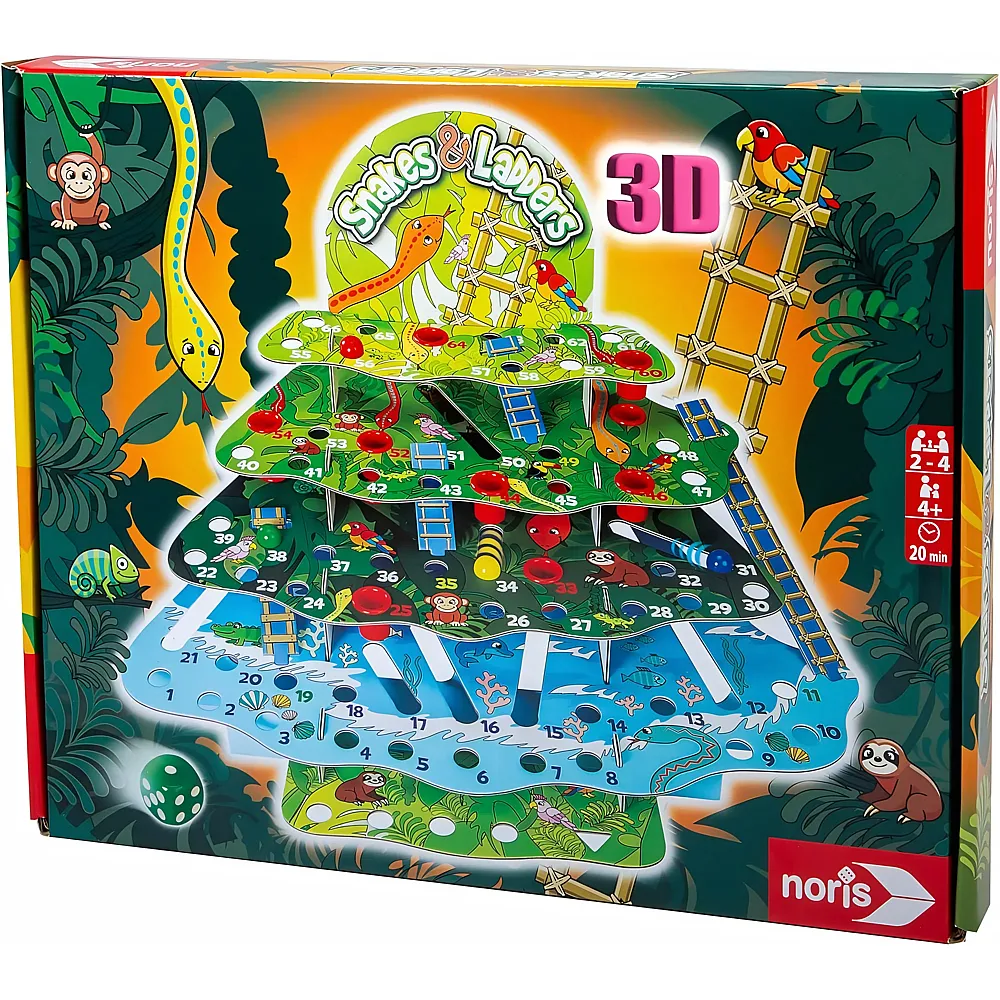 Noris Snakes & Ladders Dschungel
