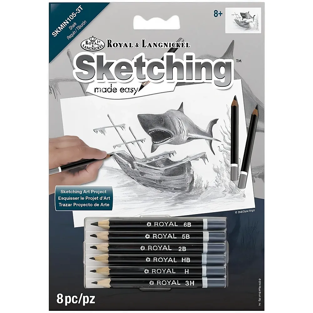 Royal & Langnickel R&l Sketching Mni LE Requin & LE Bateau 14x20cm