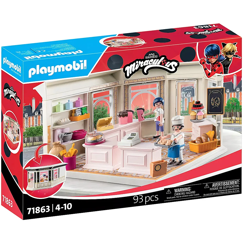 PLAYMOBIL Miraculous Franz�sische B�ckerei 71863