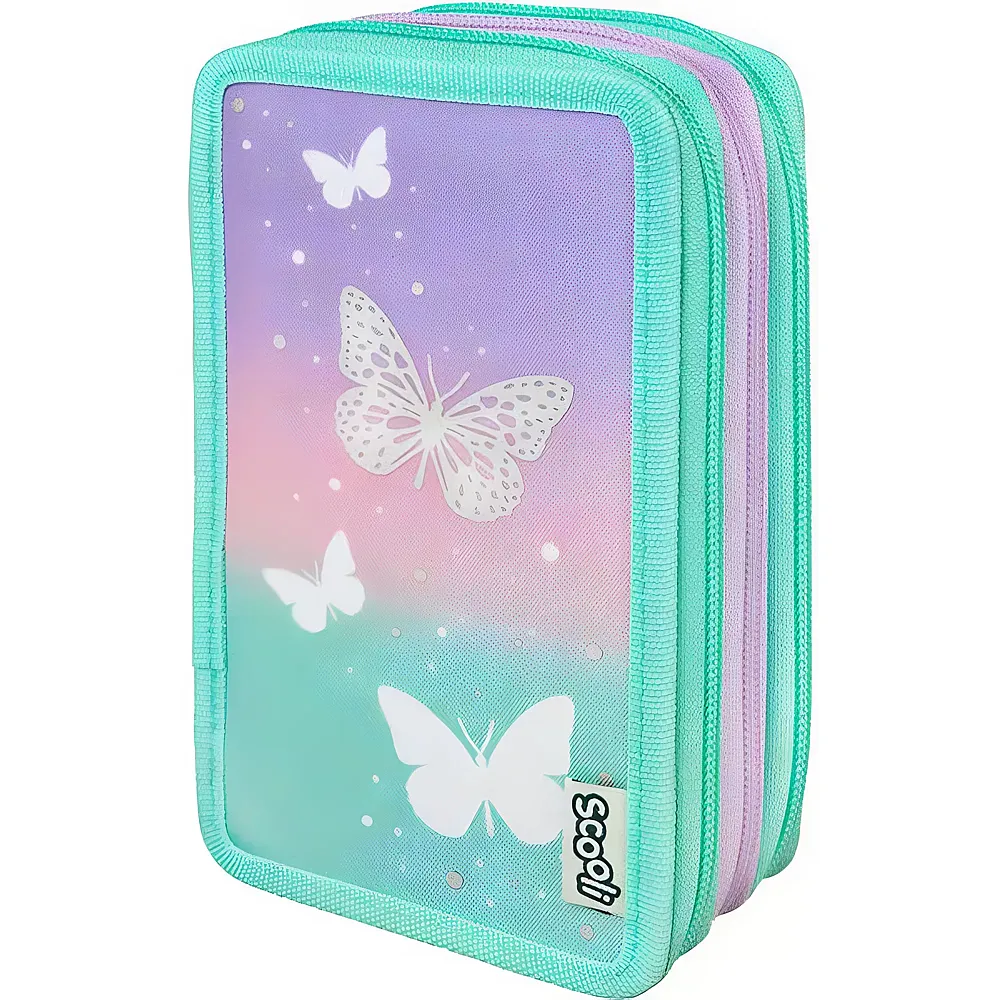 Scooli Etui Trippledecker Schmetterling