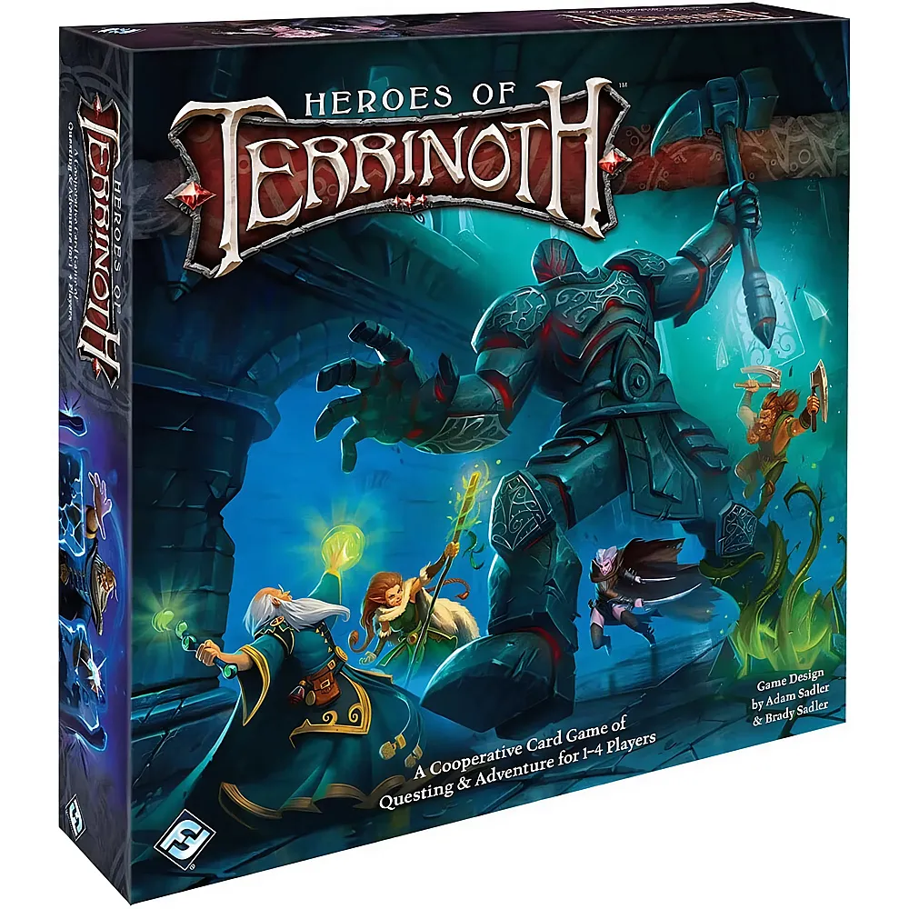 Fantasy Flight Games Heroes of Terrinoth: The Adventure Card Game - English