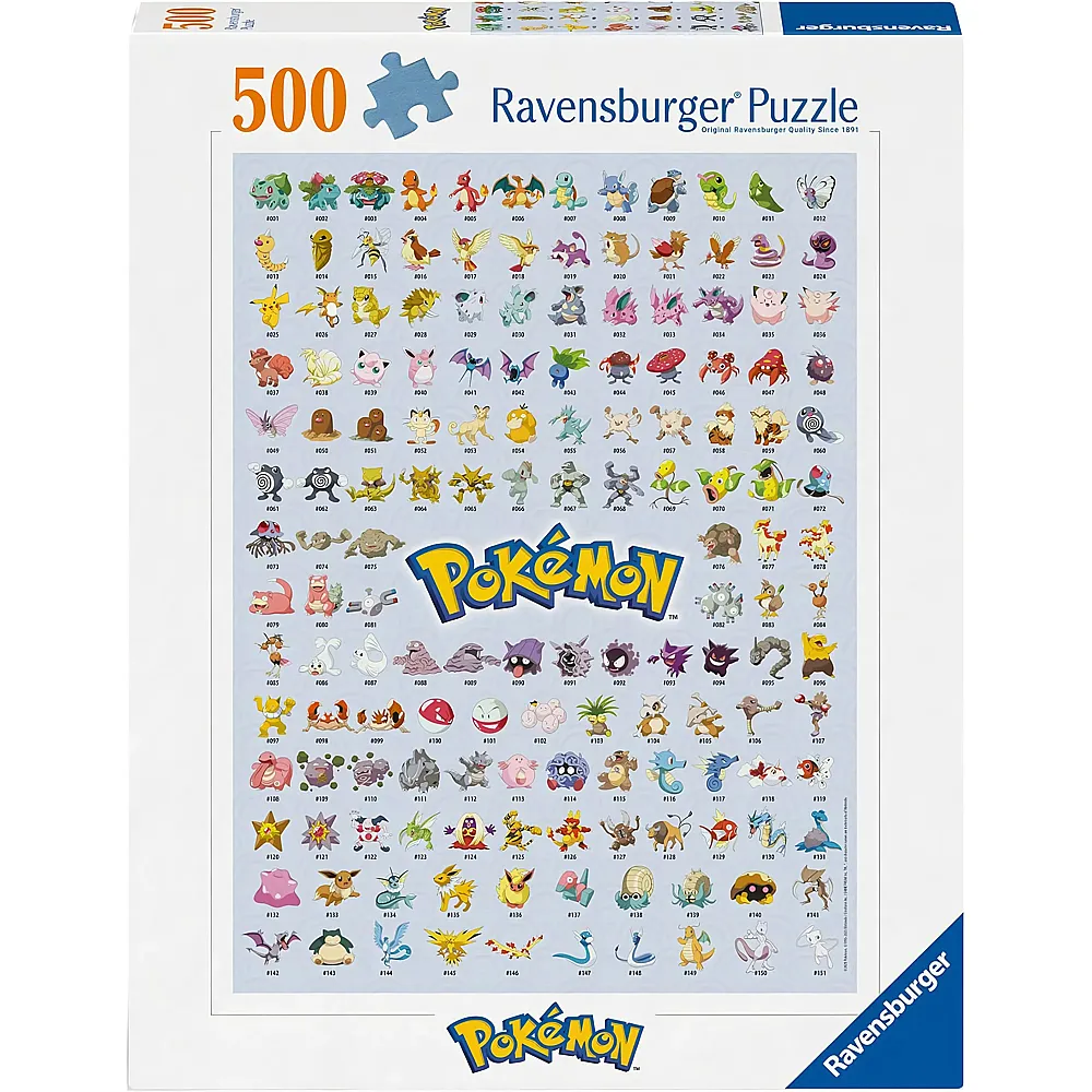 Ravensburger Puzzle Pok�mon Universe 500Teile