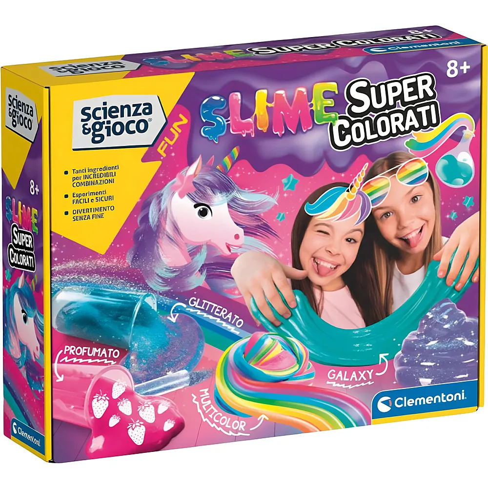 Clementoni scienza & gioco Slime super Colorati - Italiano