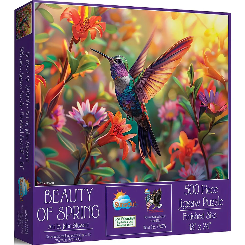 SunsOut Puzzle John Stewart Die Sch�nheit des Fr�hlings - 500 Teile