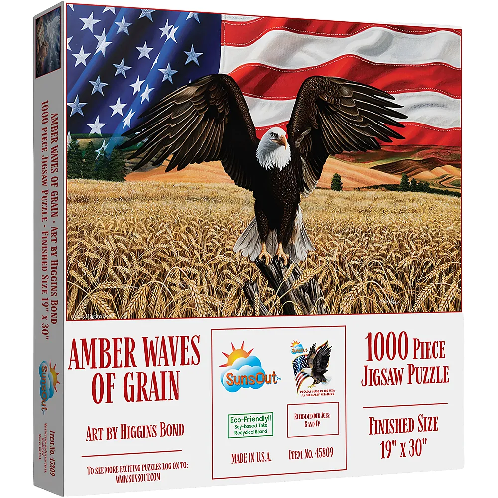 SunsOut Puzzle Amber Waves of Grain - 1000 Teile