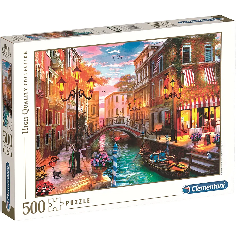Clementoni Puzzle High Quality Collection Sonnenuntergang auf Venedig 500Teile