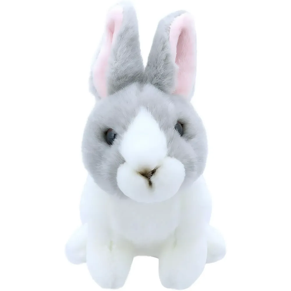 meinspielzeug - The Puppet Company Wilberry Hase Grau-Weiss - 14 cm | Hasen Pl�sch