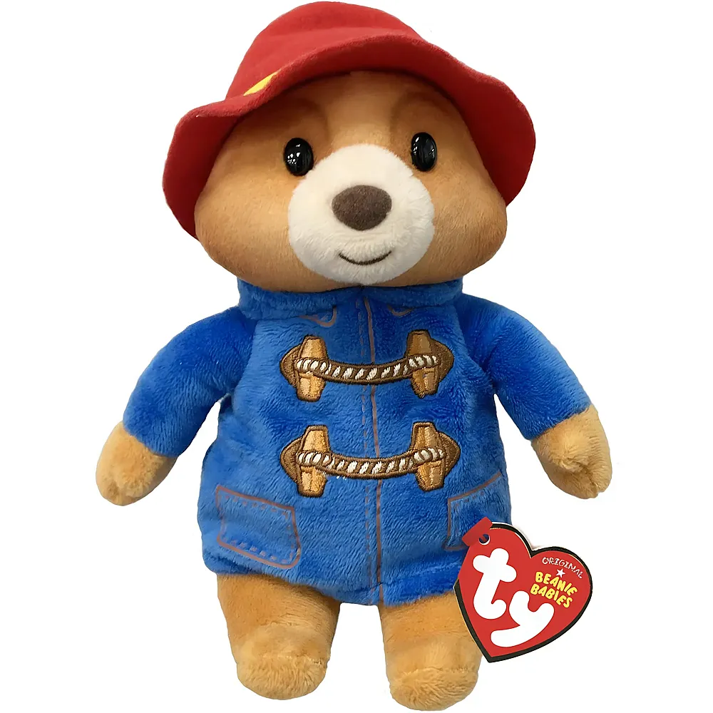 meinspielzeug - Ty Beanie Boos Paddington B�r - 15 cm | Lizenzfiguren Pl�sch