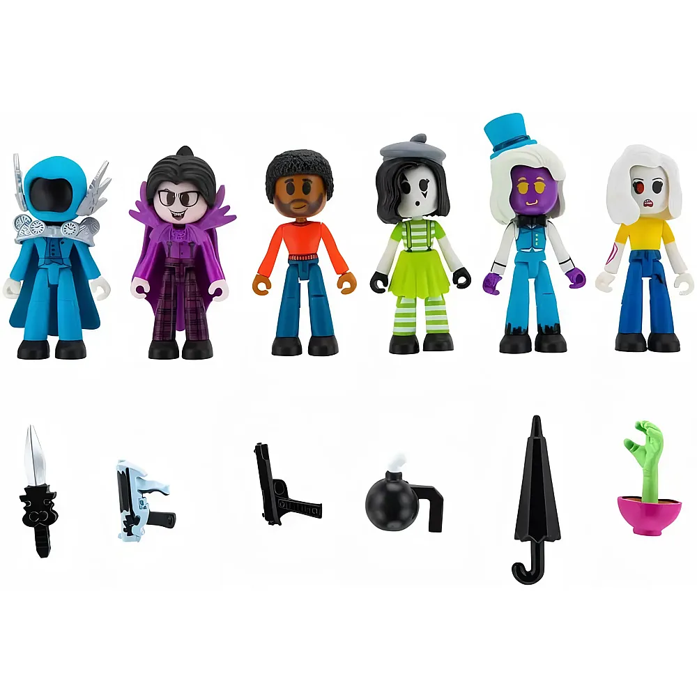 Jazwares DevSeries CRS0042-6 Figuren Pack - Arsenal Reloaded: Rivals, bewegliche Actionfiguren mit Spielcode