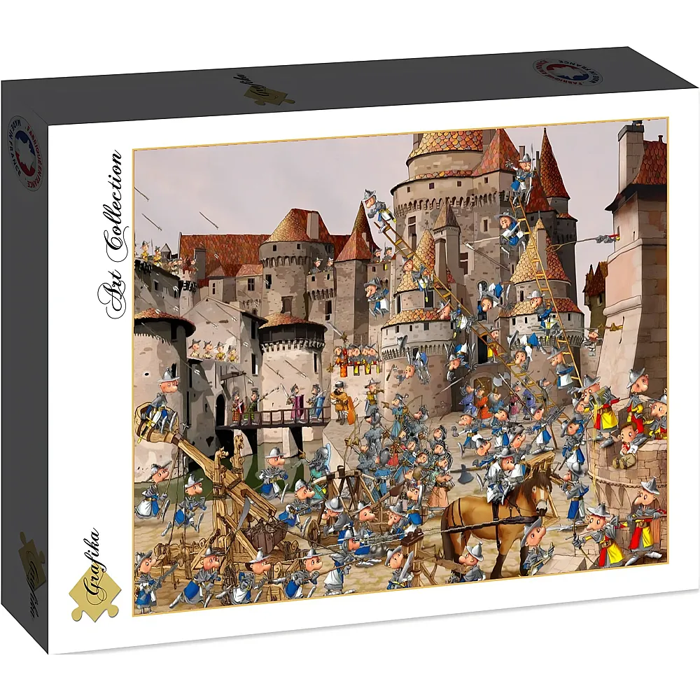 Grafika Puzzle Art Collection Franois Ruyer - Attack of the Castle - 2000 Teile