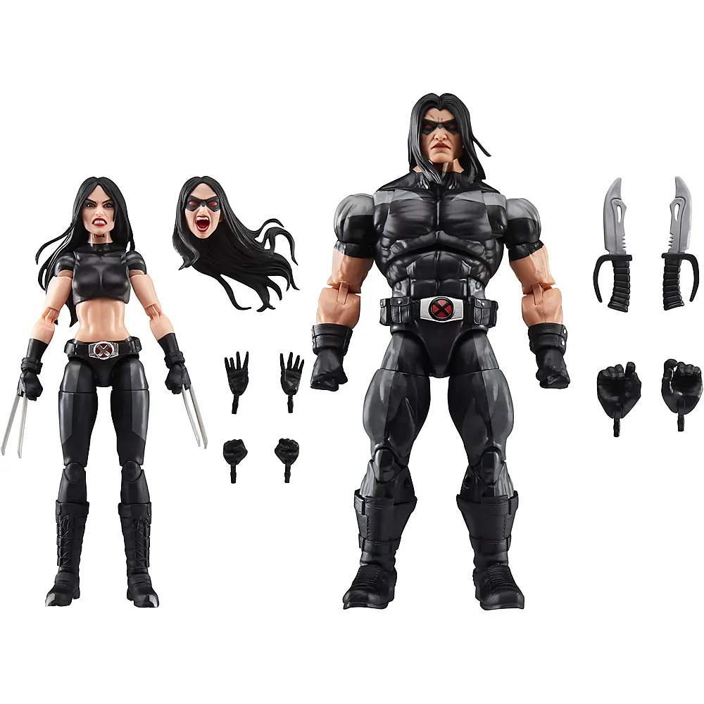 Hasbro Marvel Legends 2er-Pack X-Force X-23 & Warpath - 15 cm