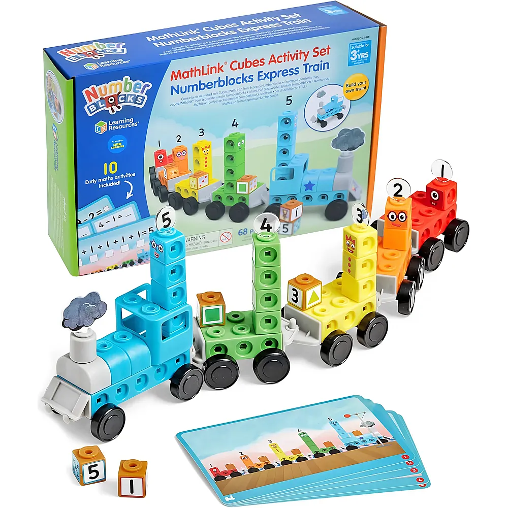 Learning Resources MathLink Numberblocks W�rfelset Expresszug