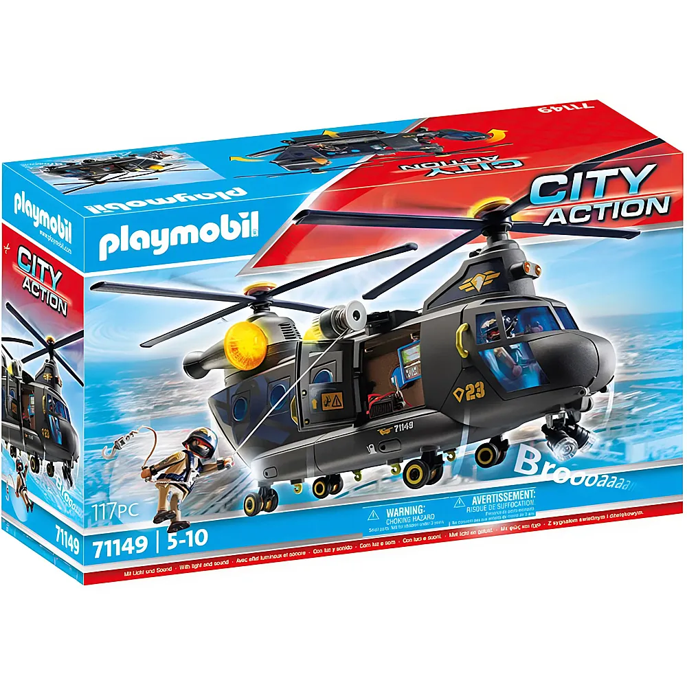 PLAYMOBIL City Action SWAT Rettungshelikopter 71149