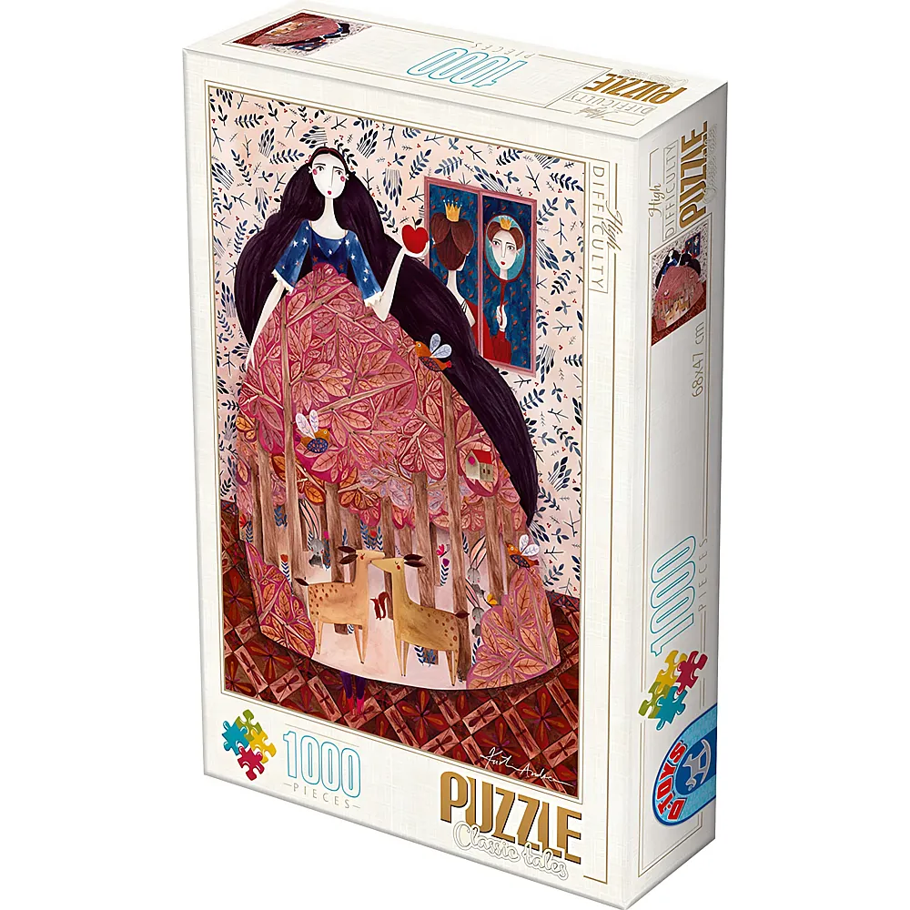DToys Puzzle Andrea K�rti Snow White - 1000 Teile