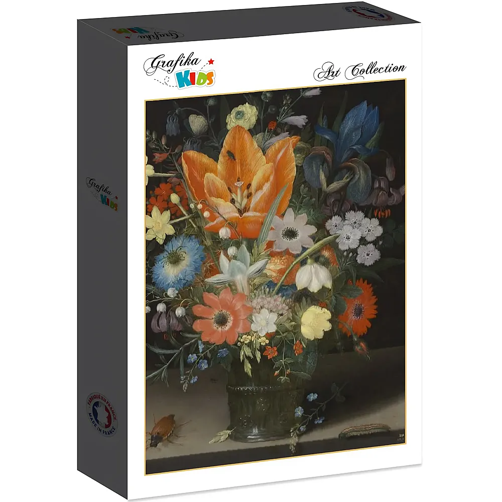 Grafika Puzzle Art Collection Grafika Kids Peter Binoit: Still Life with Iris, 1623 - 12 Teile