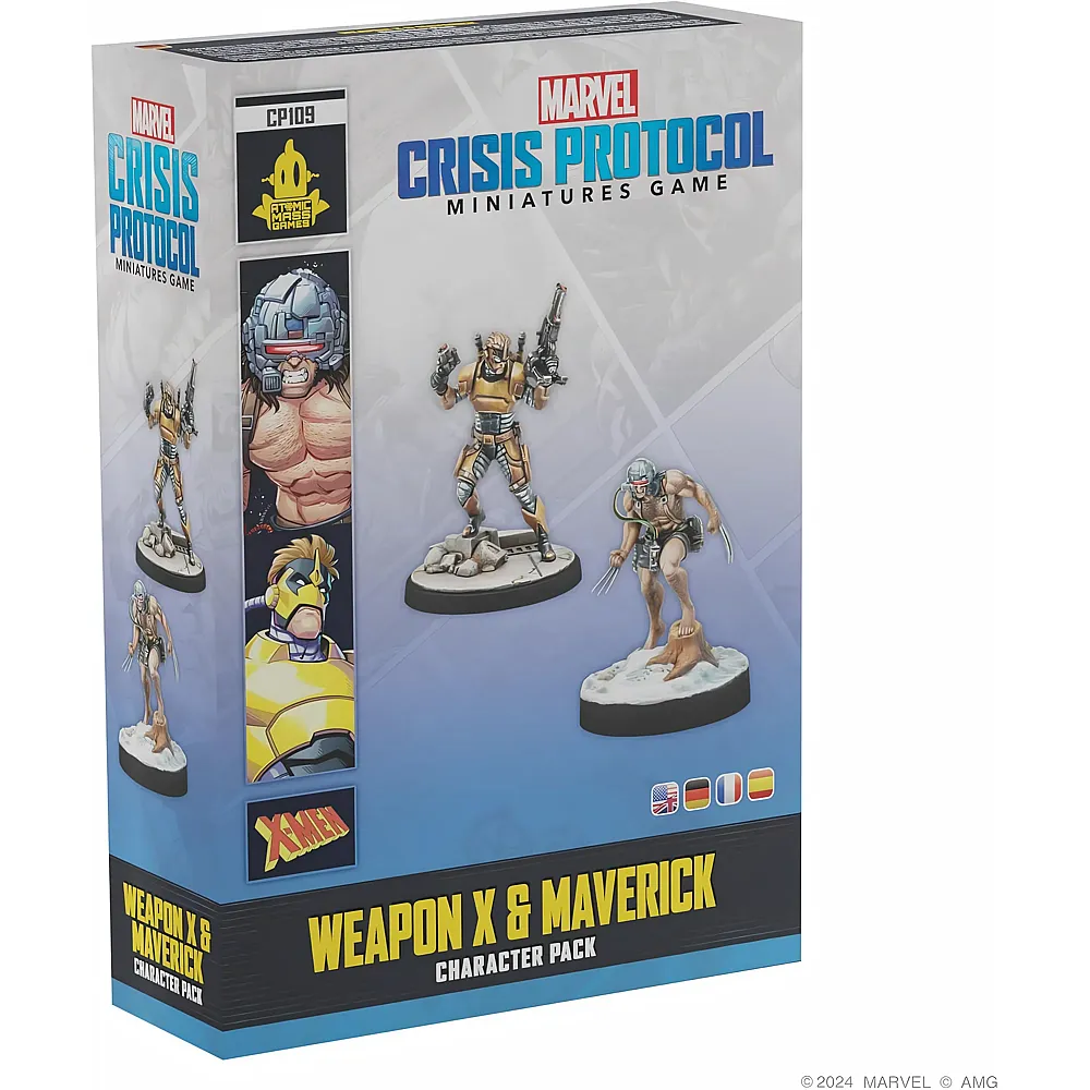 Atomic Mass Games Marvel Crisis Protocol Weapon X & Maverick mult