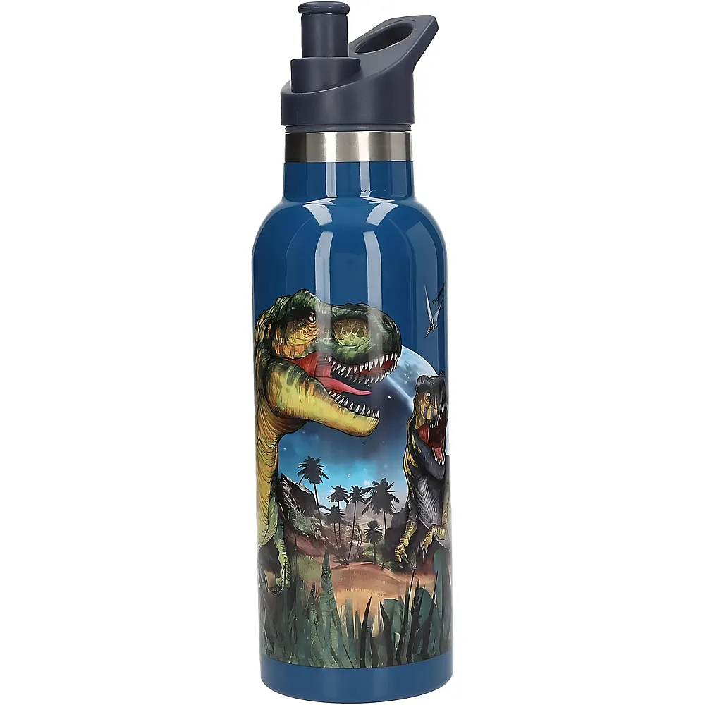 Depesche Dino World Galaxy Trinkflasche Dunkelblau 500ml