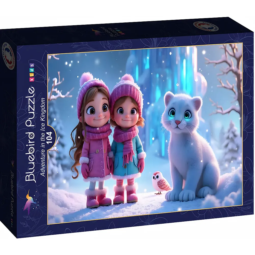 Bluebird Puzzle Abenteuer im Eisk�nigreich 104Teile