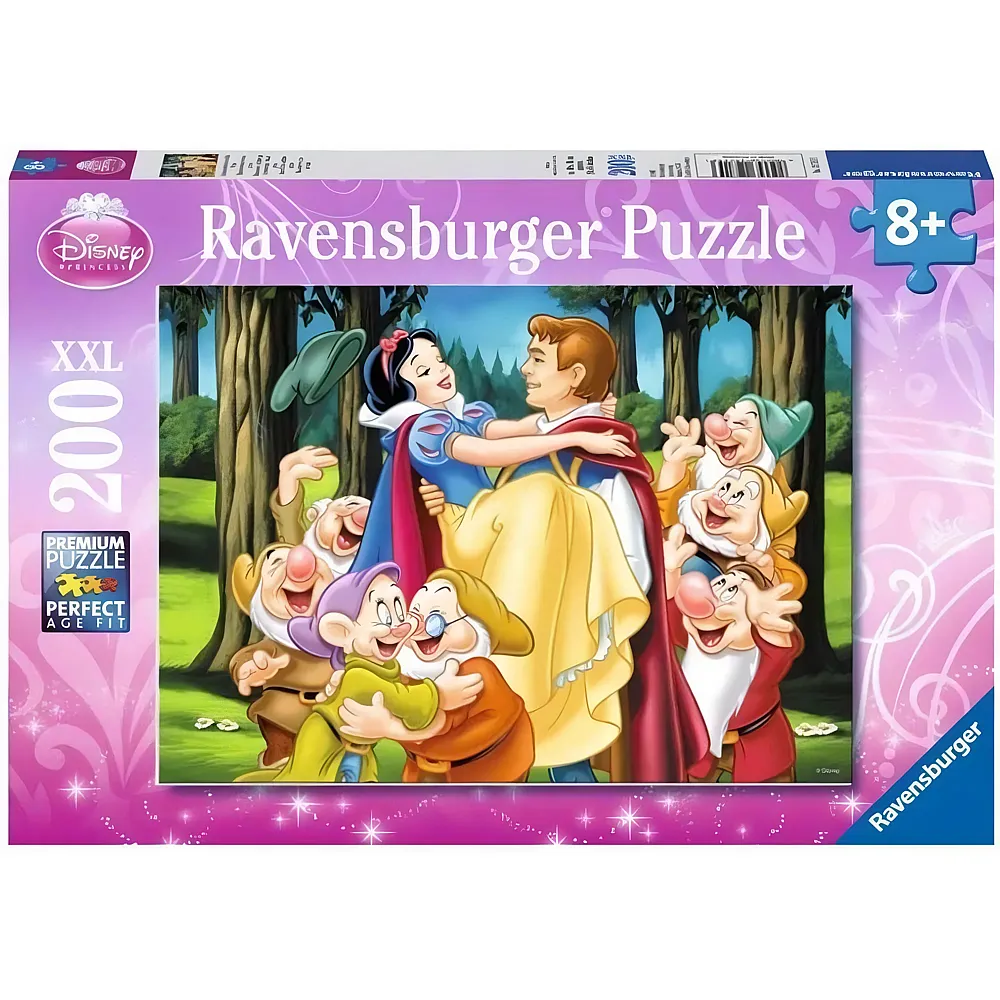Ravensburger Puzzle Schneewittchen und ihr Prinz - 200 Teile