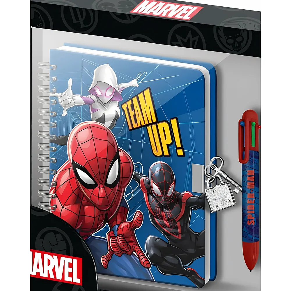 Karactermania Spiderman Tagebuchset