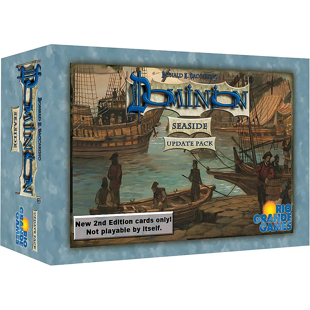 Rio Grande Games Dominion Dominion: Seaside 2nd Edition Update Pack  Erweiterungskarten-Pack, Rio Grande Spiele, ab 14 Jahren, 2-4 Spieler - Suche