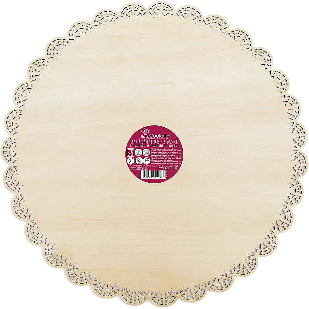 ScrapCooking Platte Rund