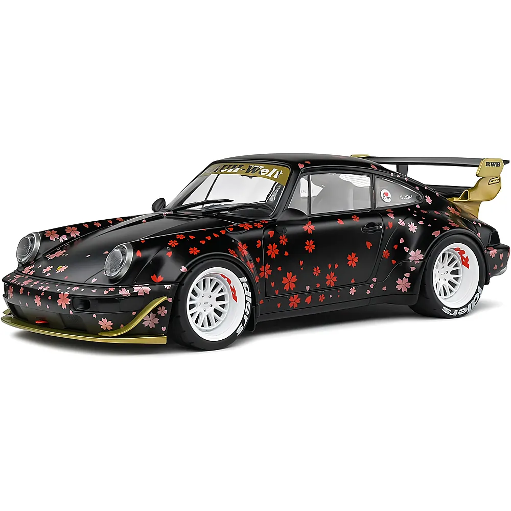 Solido 1:18 Porsche RWB Schwarz