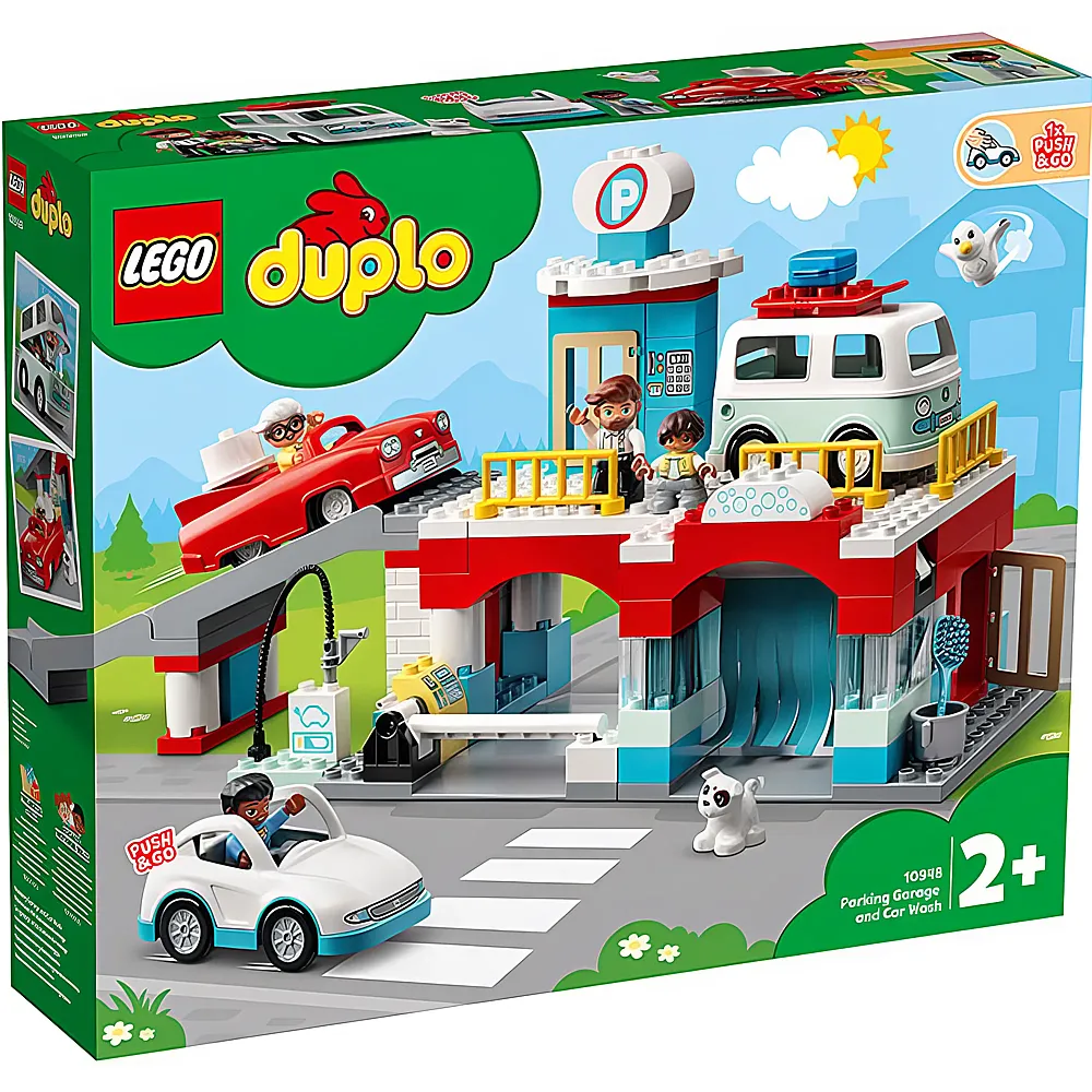 LEGO DUPLO Stadt Parkhaus mit Autowaschanlage 10948