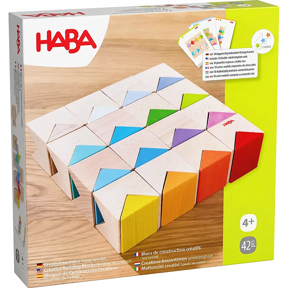 HABA Kreativbausteine Bunt - 42 Teile